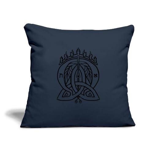 Alpha Omega Trinity - Throw Pillow Cover 17.5” x 17.5”
