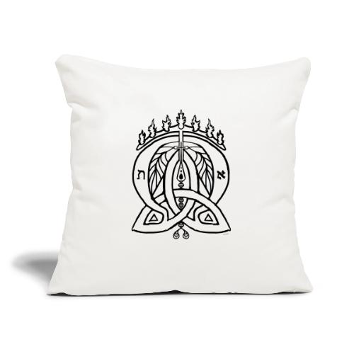Alpha Omega Trinity - Throw Pillow Cover 17.5” x 17.5”