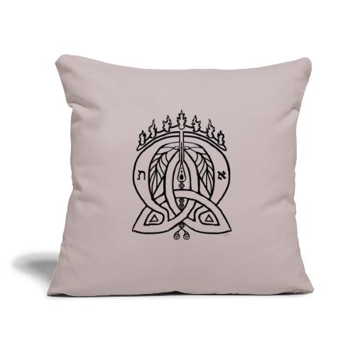 Alpha Omega Trinity - Throw Pillow Cover 17.5” x 17.5”