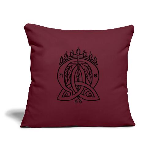 Alpha Omega Trinity - Throw Pillow Cover 17.5” x 17.5”