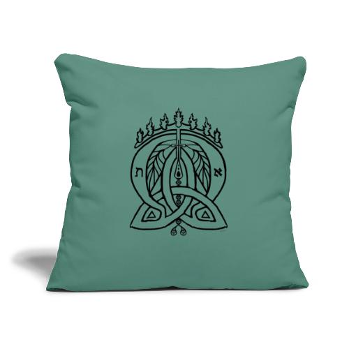 Alpha Omega Trinity - Throw Pillow Cover 17.5” x 17.5”
