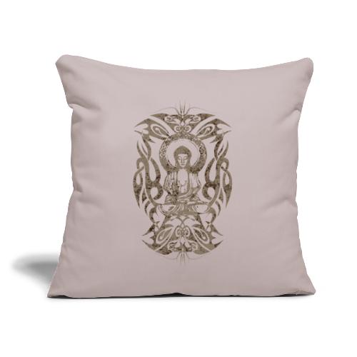 Tribal Buddha - Throw Pillow Cover 17.5” x 17.5”