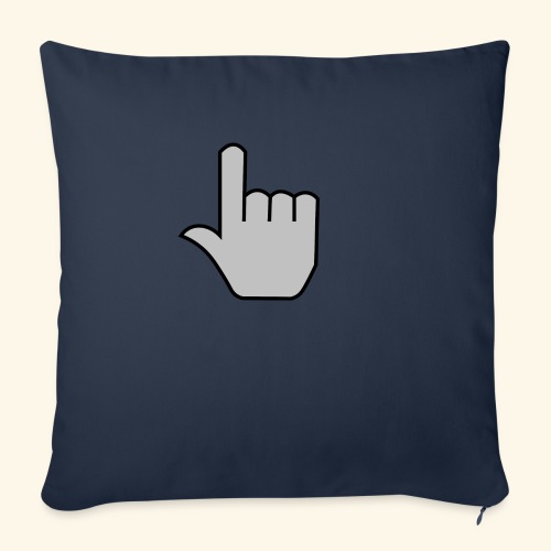click - Throw Pillow Cover 17.5” x 17.5”
