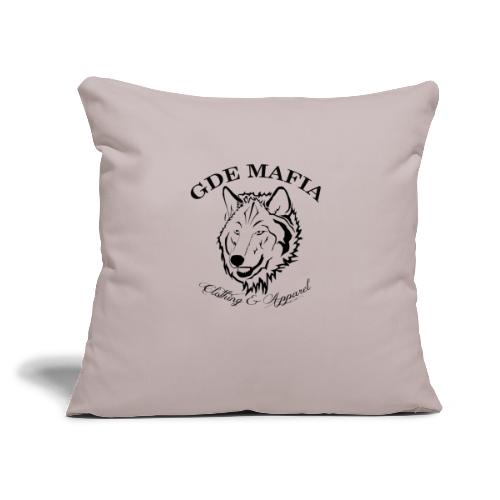 Wolf HEAD - GDE Mafia - Throw Pillow Cover 17.5” x 17.5”