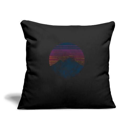 Mountain Sunset - Throw Pillow Cover 17.5” x 17.5”