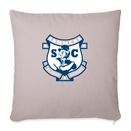 sammers on red png - Throw Pillow Cover 17.5” x 17.5”