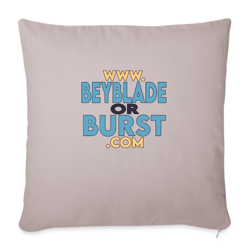 beybladeorburst.com - Throw Pillow Cover 17.5” x 17.5”