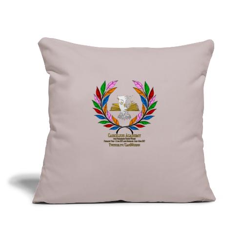 Caecilius Academy Logo - Throw Pillow Cover 17.5” x 17.5”