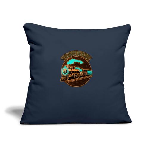 Tracorum Cosmic Train - Throw Pillow Cover 17.5” x 17.5”