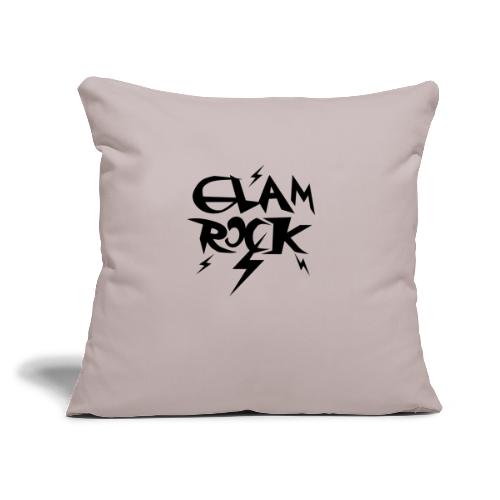 glam rock - Throw Pillow Cover 17.5” x 17.5”
