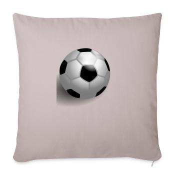 logo9 28 18524 - Throw Pillow Cover 17.5” x 17.5” - light taupe - Front