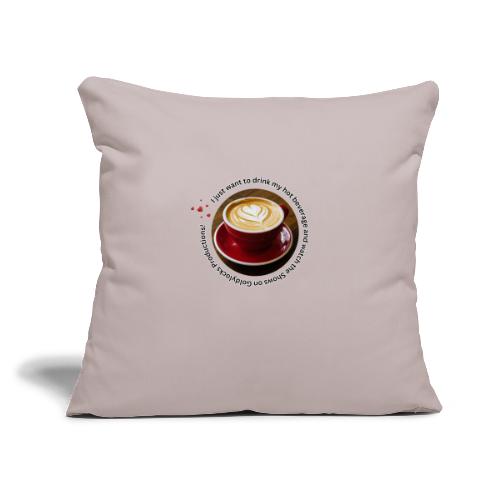 Do not Disturb! - Throw Pillow Cover 17.5” x 17.5”