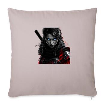 It's On - Throw Pillow Cover 17.5” x 17.5” - light taupe - Front