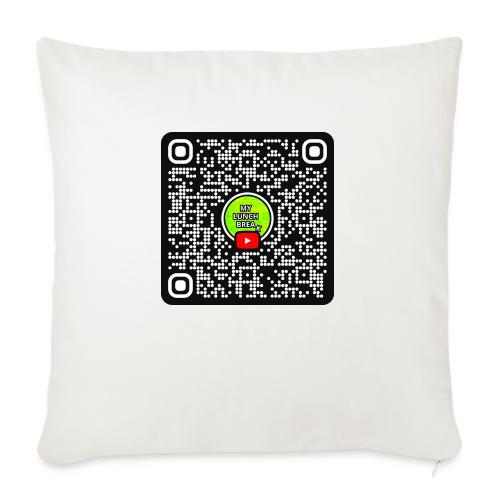 QR CODE - Throw Pillow Cover 17.5” x 17.5”