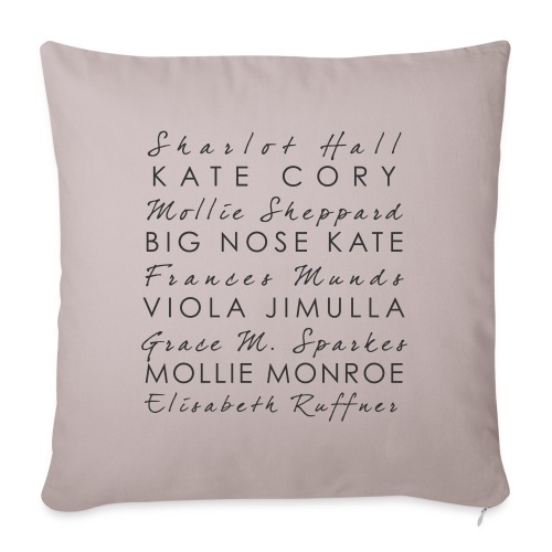 Women of Prescott - Throw Pillow Cover 17.5” x 17.5”