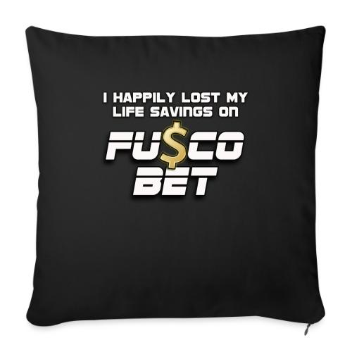 I LOST ON FUSCOBET - Throw Pillow Cover 17.5” x 17.5”