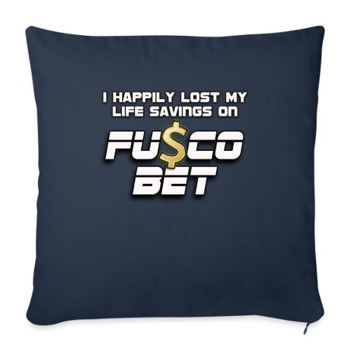 I LOST ON FUSCOBET - Throw Pillow Cover 17.5” x 17.5”