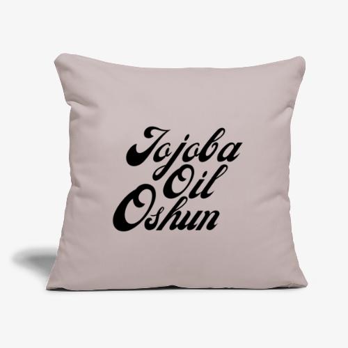 Jojoba Oil Oshun - Throw Pillow Cover 17.5” x 17.5”