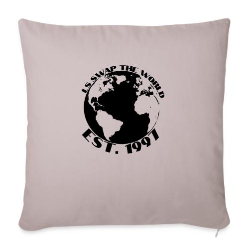 LS SWAP THE WORLD Est. 1997 - Throw Pillow Cover 17.5” x 17.5”