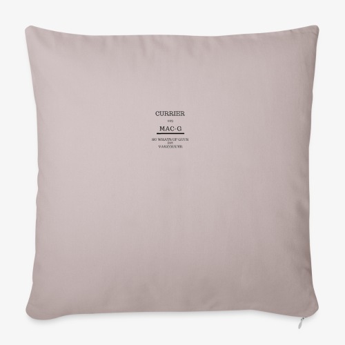 Established - Throw Pillow Cover 17.5” x 17.5”