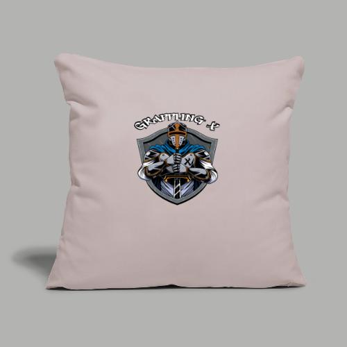 Knight - Throw Pillow Cover 17.5” x 17.5”