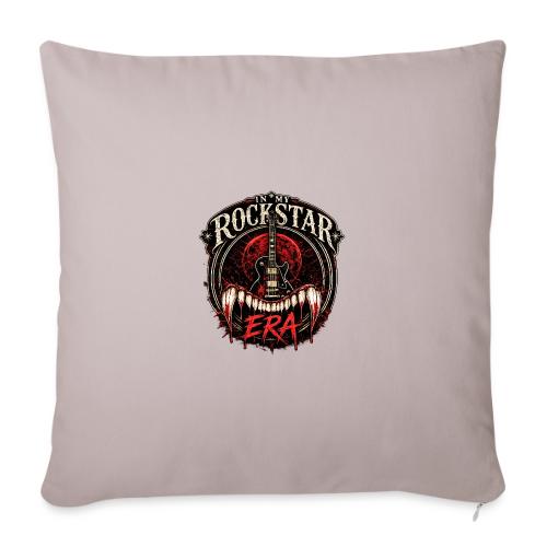In my (Vampire) Rockstar Era - Throw Pillow Cover 17.5” x 17.5”