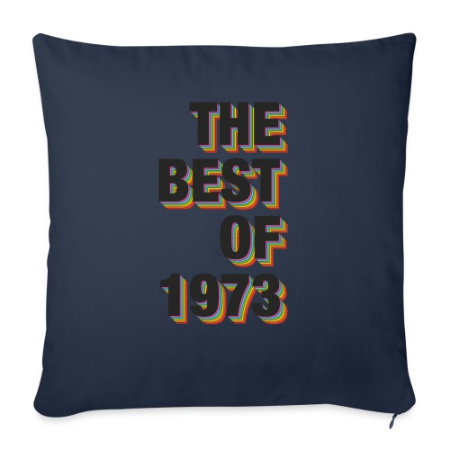 The Best Of 1973 - Throw Pillow Cover 17.5” x 17.5”