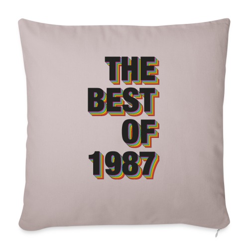 The Best Of 1987 - Throw Pillow Cover 17.5” x 17.5”