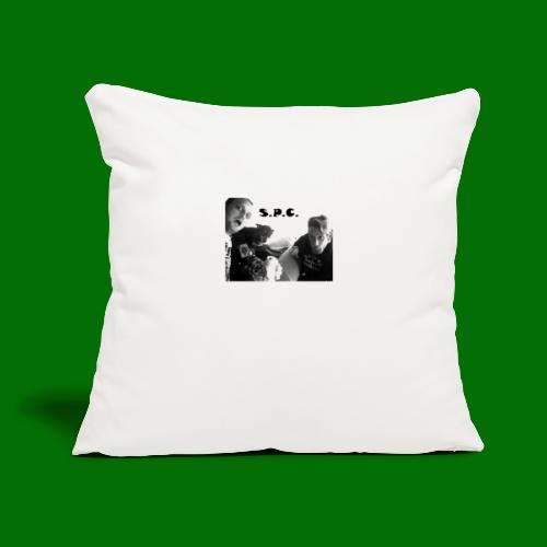 D N BW 2 - Throw Pillow Cover 17.5” x 17.5”