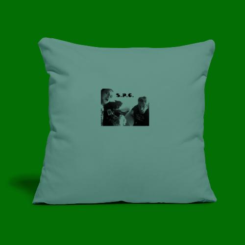 D N BW 2 - Throw Pillow Cover 17.5” x 17.5”