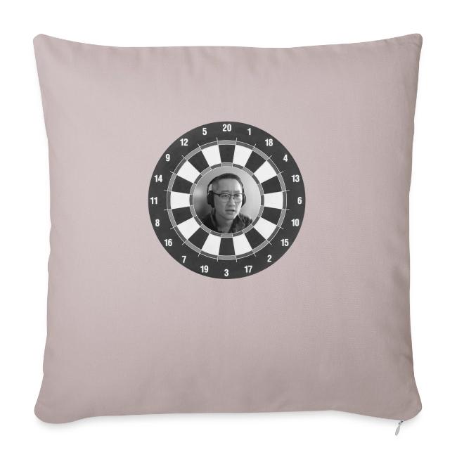 Producer Jay on Dartboard with Fusco Show back