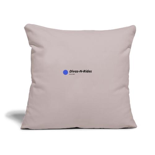 DNR blue01 - Throw Pillow Cover 17.5” x 17.5”