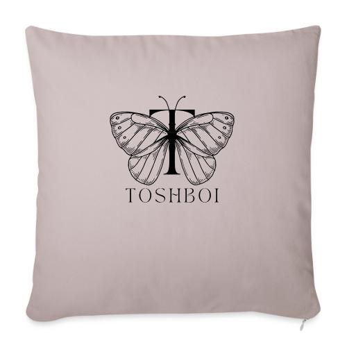 Toshbutterfly - Throw Pillow Cover 17.5” x 17.5”
