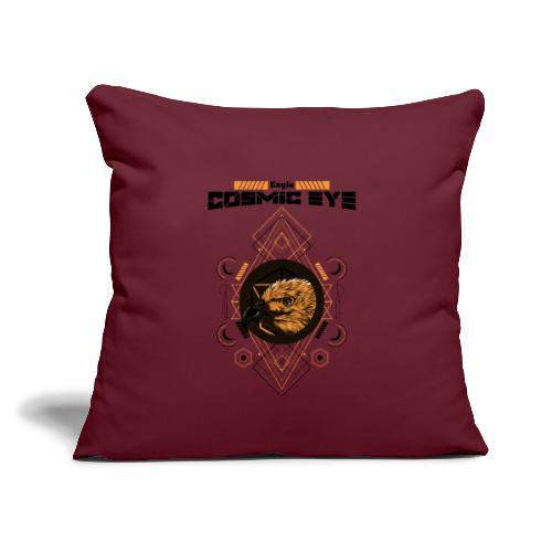 Eagle Cosmic Eye - Throw Pillow Cover 17.5” x 17.5”