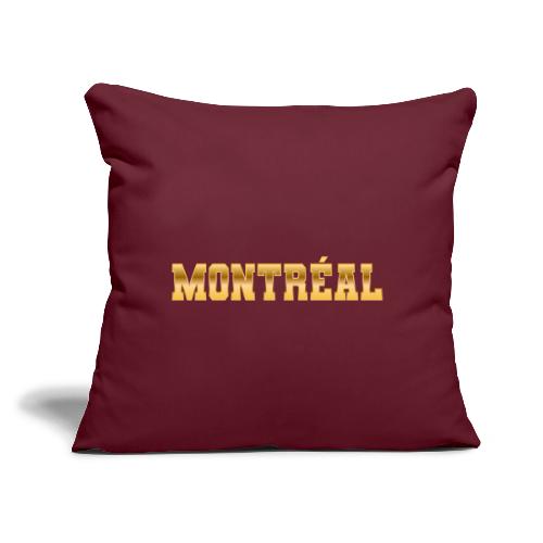 Montréal - Throw Pillow Cover 17.5” x 17.5”
