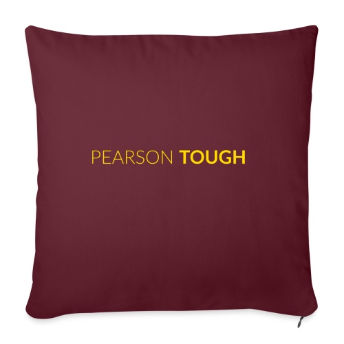 Pearson tough - Throw Pillow Cover 17.5” x 17.5”