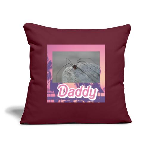 Daddy Long Legs - Throw Pillow Cover 17.5” x 17.5”