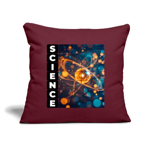 Science in Motion - Throw Pillow Cover 17.5” x 17.5”