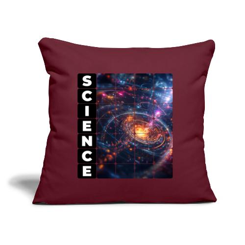 Science Spiral - Throw Pillow Cover 17.5” x 17.5”