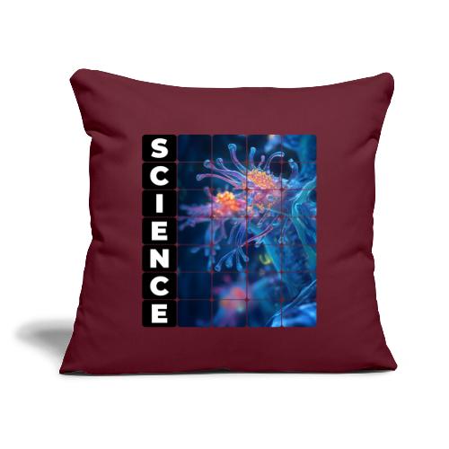 Alien Science - Throw Pillow Cover 17.5” x 17.5”