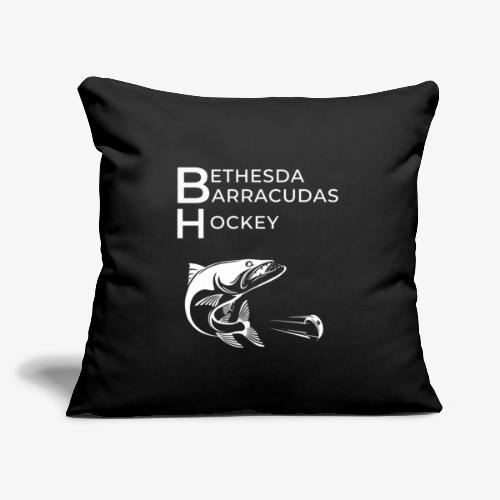 BBH Series Large White Logo - Throw Pillow Cover 17.5” x 17.5”