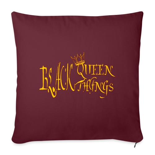 Black Queen - Throw Pillow Cover 17.5” x 17.5”