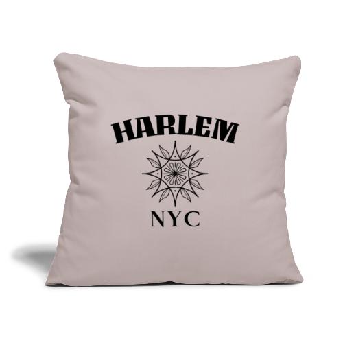 Harlem Style Graphic - Throw Pillow Cover 17.5” x 17.5”