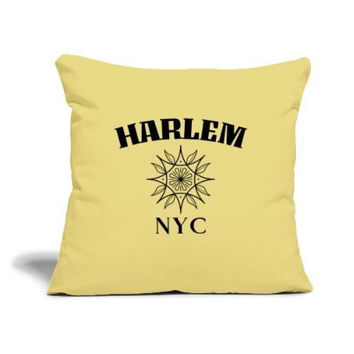 Harlem Style Graphic - Throw Pillow Cover 17.5” x 17.5”