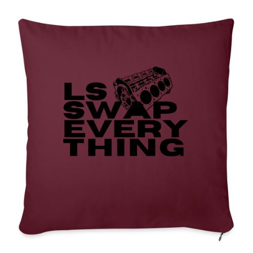 LS Swap Everything (Front Only) - Throw Pillow Cover 17.5” x 17.5”