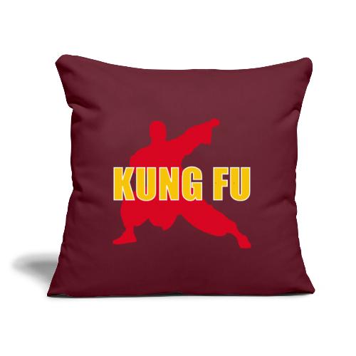 Kung Fu Energy - Throw Pillow Cover 17.5” x 17.5”