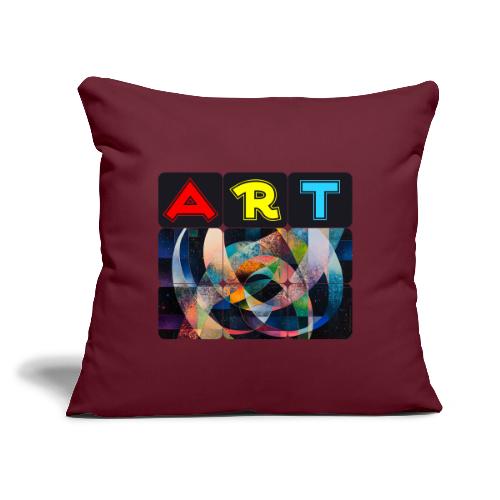 Art of Stripes and Shades - Throw Pillow Cover 17.5” x 17.5”