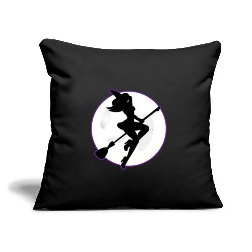 A Witch's Night Out - Throw Pillow Cover 17.5” x 17.5”