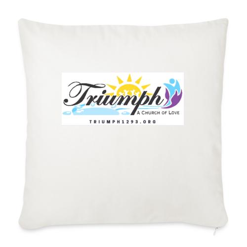 Triumph Threads - Throw Pillow Cover 17.5” x 17.5”