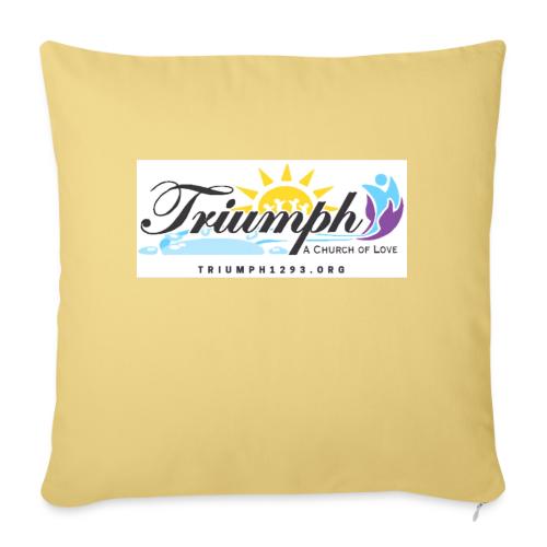 Triumph Threads - Throw Pillow Cover 17.5” x 17.5”